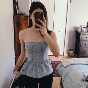 Abercrombie strapless top